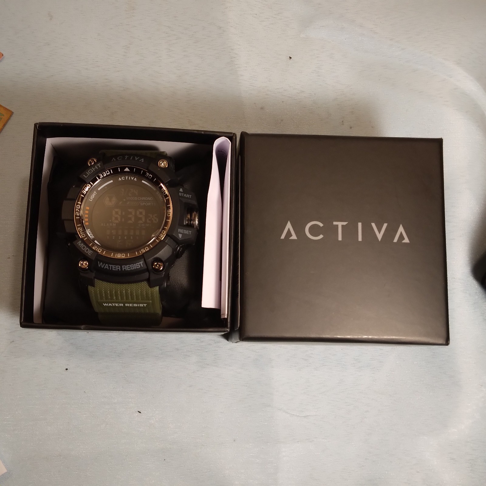 Activa X Terrian Invicta Digital 45mm Camouflage Green (ACW8105MC-001) NWT 😎