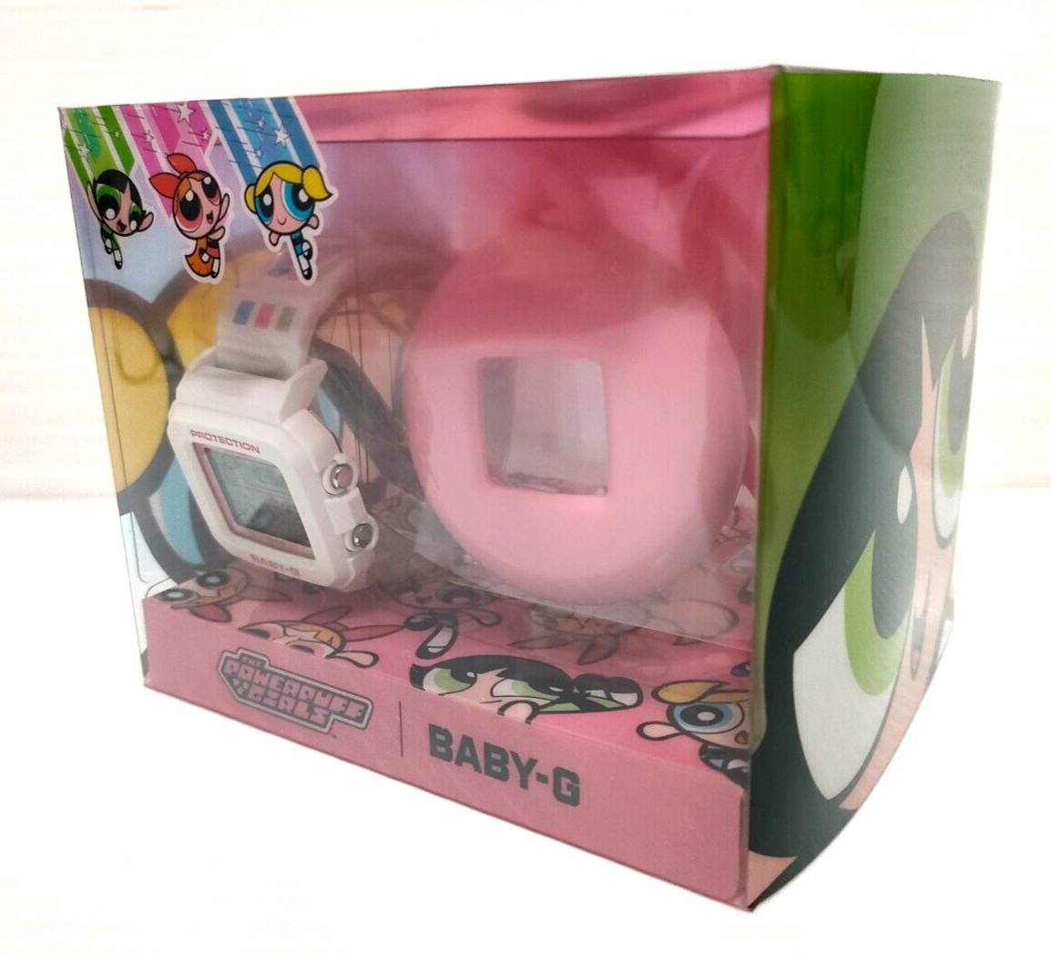 CASIO BABY-G＋PLUS THE POWERPUFF GIRLS BGD-10KPP-7JR Limited Women Watch White