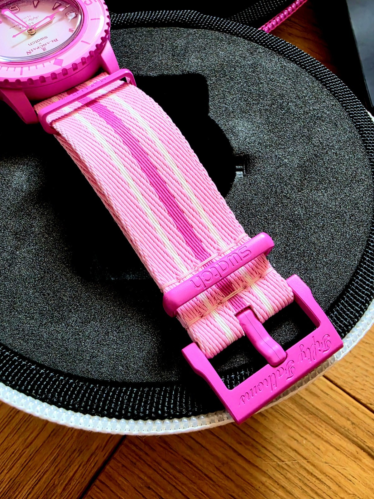 Swatch x Blancpain Bioceramic Scuba Fifty Fathoms Pink Ocean Watch BRAND NEW