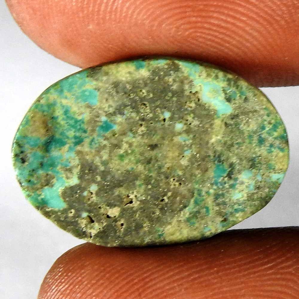 Natural Sky Blue Larimar Oval Cabochon Loose Gemstone 14.55 Ct 21x15x5