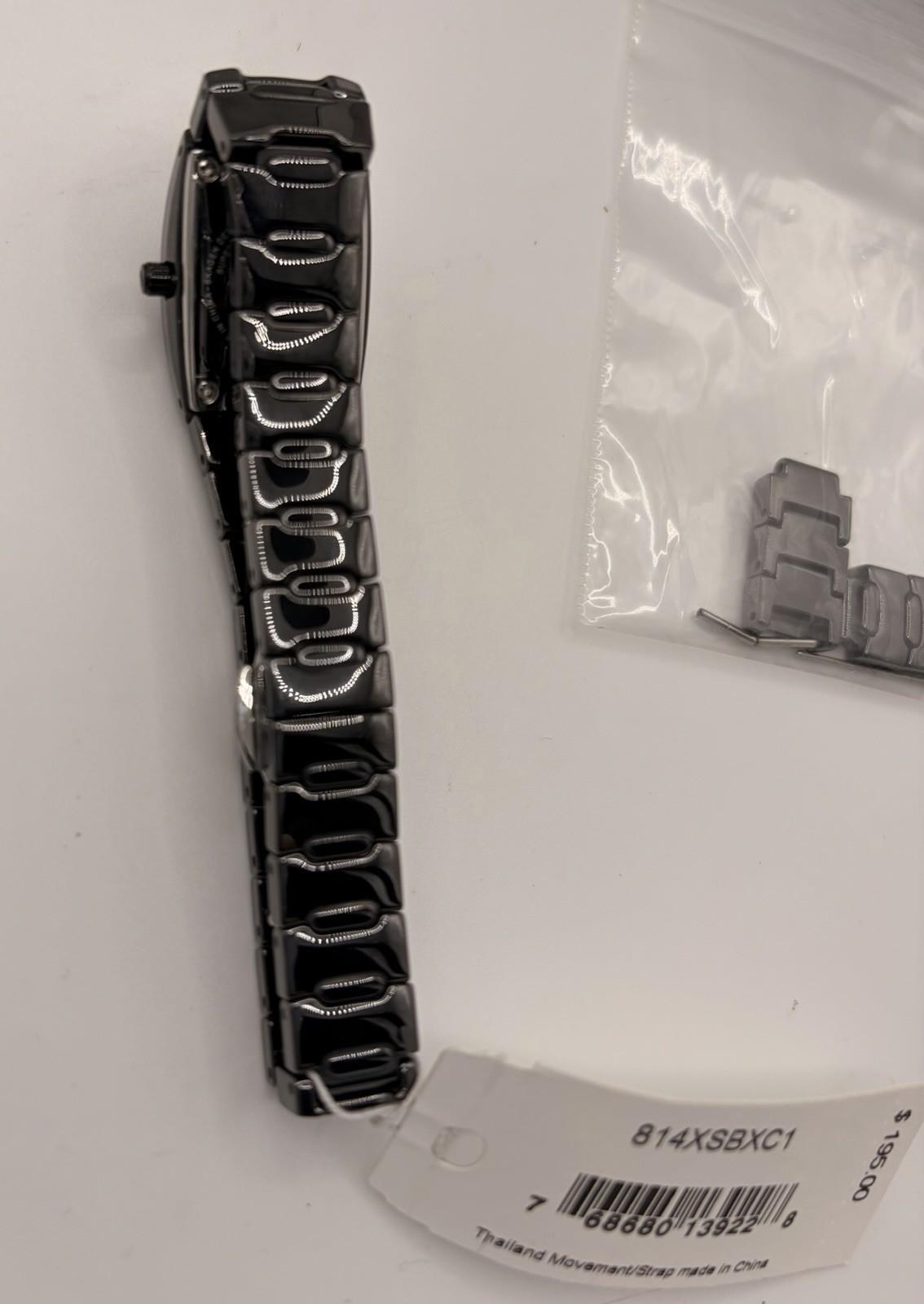 Skagen Ladies Black Dial Swarovski Crystal Black Ceramic Watch 814XSBXC1