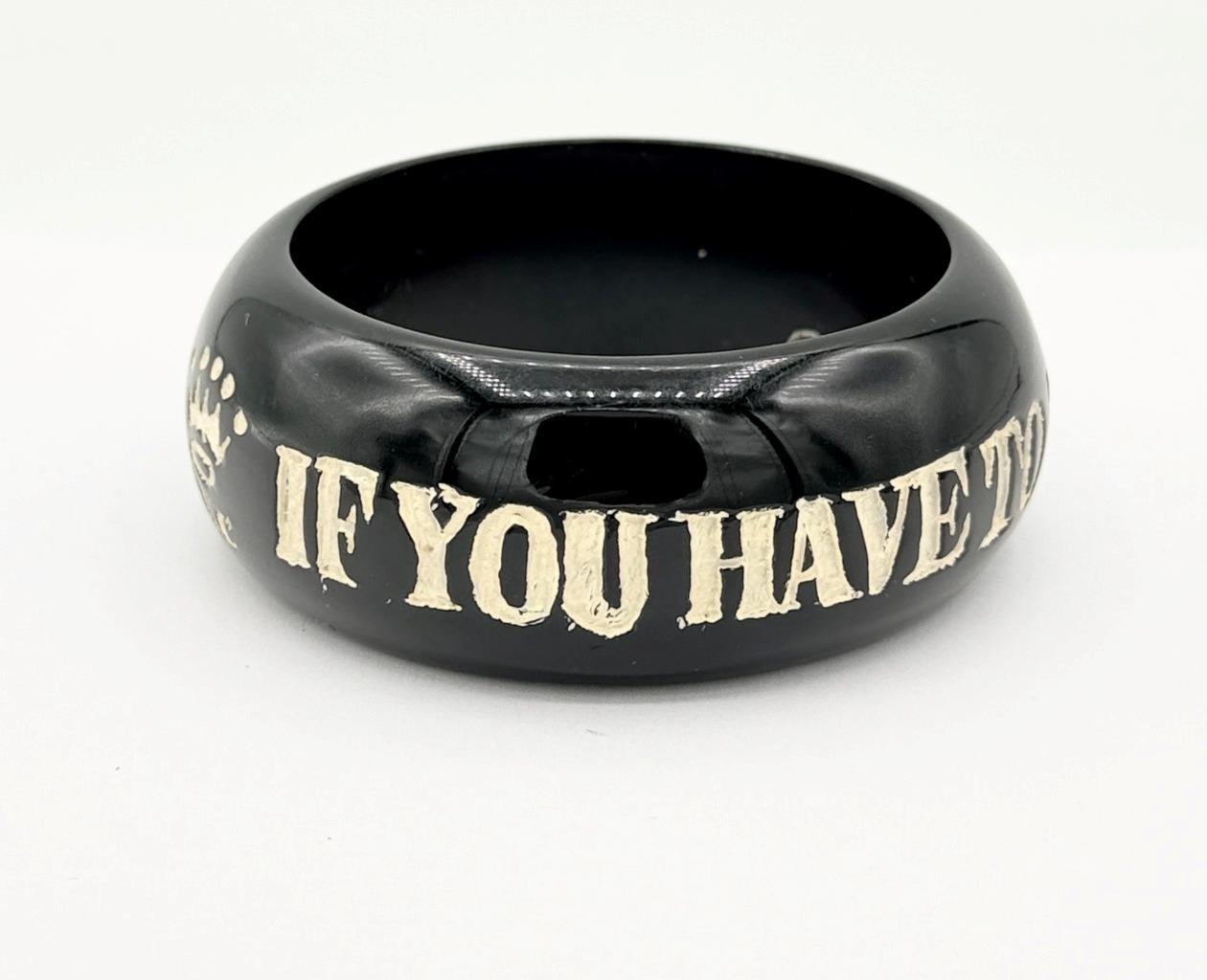 Jessica Kagan Cushman If You Have To Ask You Can’t Afford It Resin Bracelet
