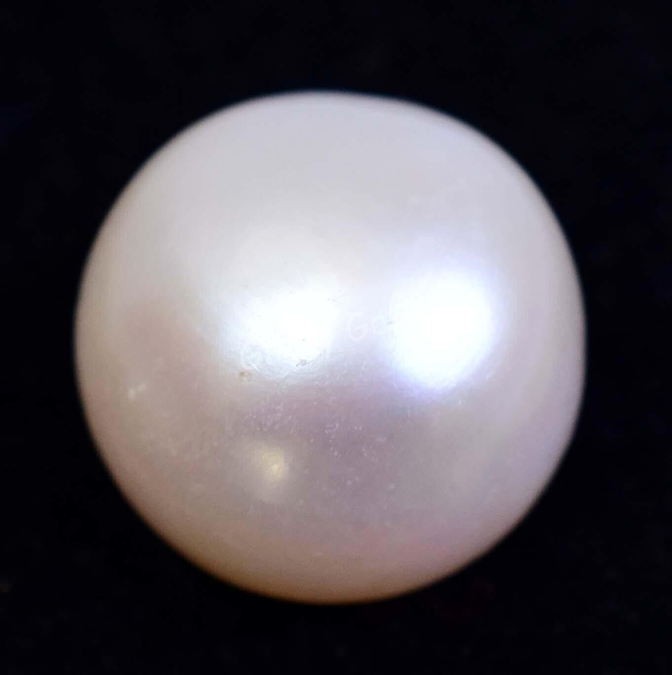 10.30 Ct Natural Australian South Sea White Pearl Certified Untreated Gemstone
