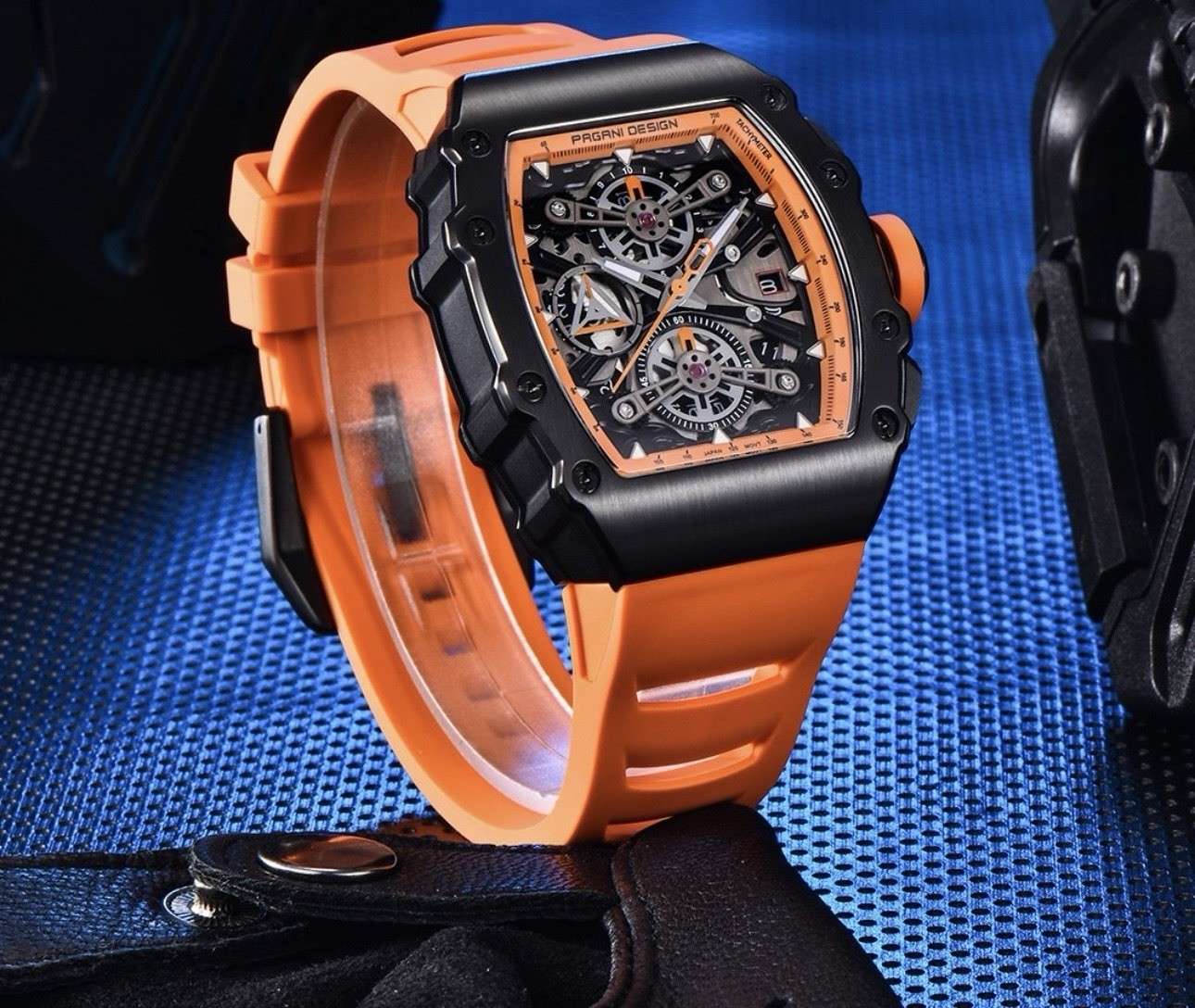 Pagani Design Men’s 40mm Watch Japanese Movement Seiko YM92.USA Seller