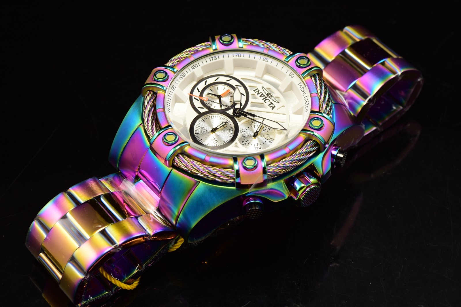 Invicta Pro Diver Men’s Champagne Dial Automatic Stainless Steel Gold Watch