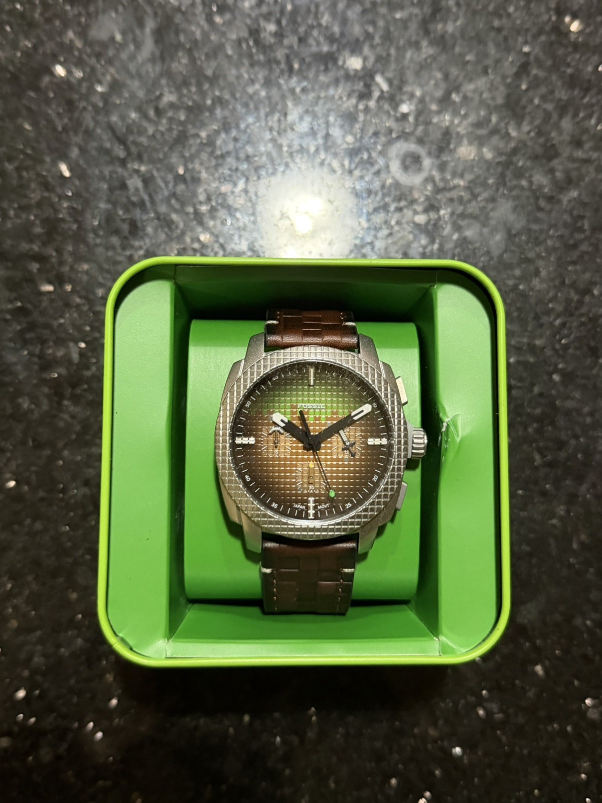 Fossil x Minecraft Grass Block Watch – #193/1825 Limited Edition NEW IN BOX
