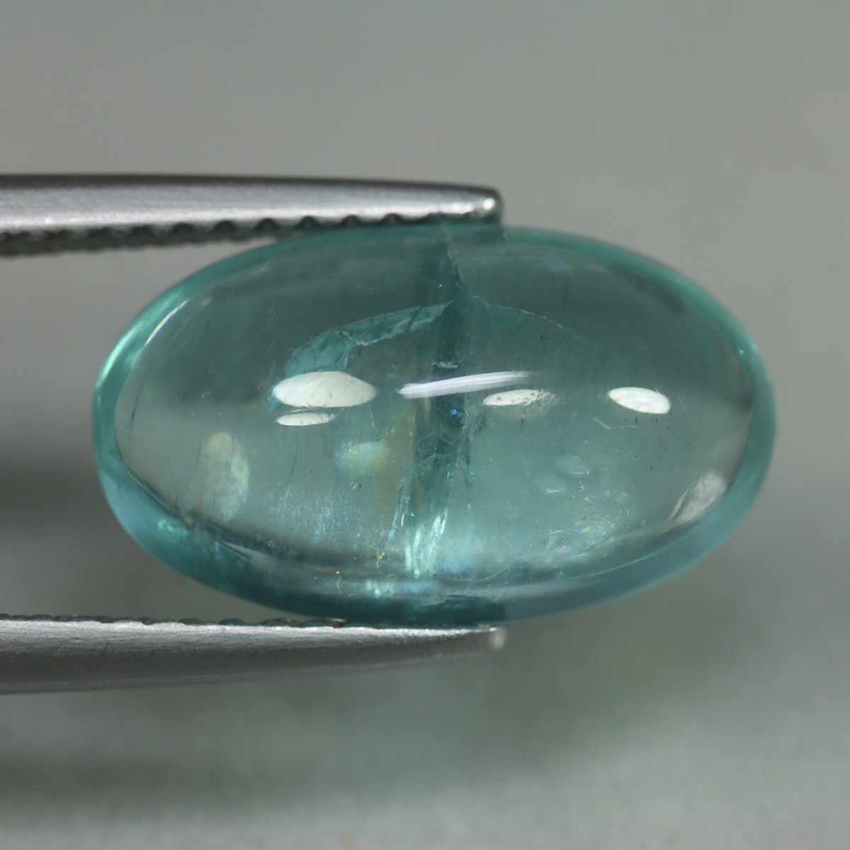4.82 Cts_Mozambique Mine_100 % Natural Unheated Blue Aquamarine_Cabochon