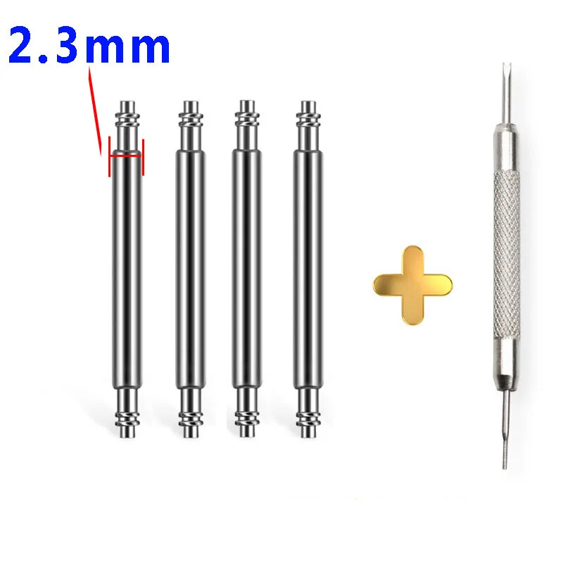2mm 2.3mm Steel Spring Pins for Garmin Fenix Watch Strap Connecting Bars 22 26mm