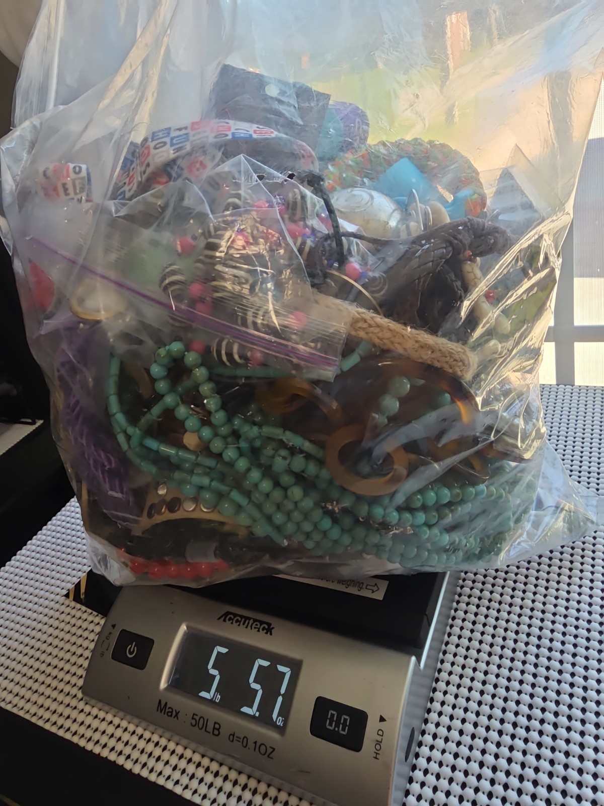 Lot 5.5 lbs of Jewelry FUN for Wear, Repair or Arts Crafts bead necklaces etc