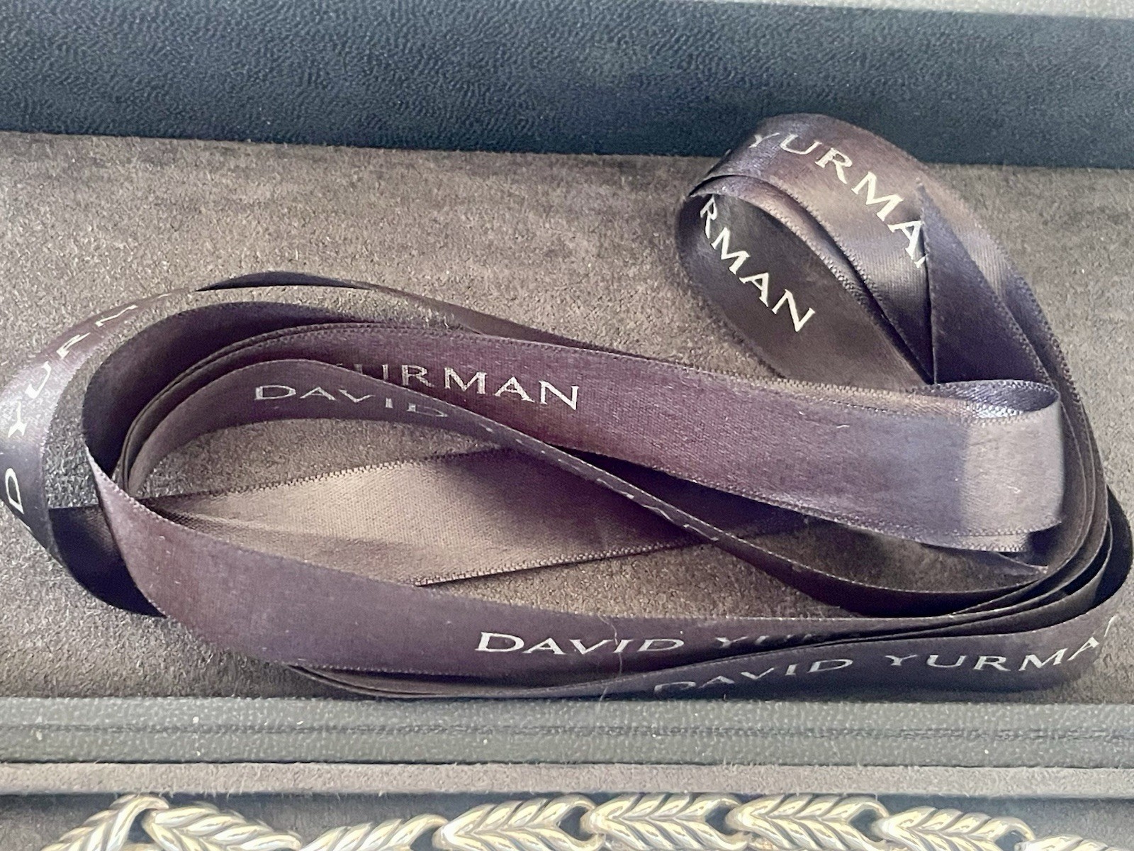 David Yurman Chevron Link Necklace. 22 Inches, 6.5mm (S417)