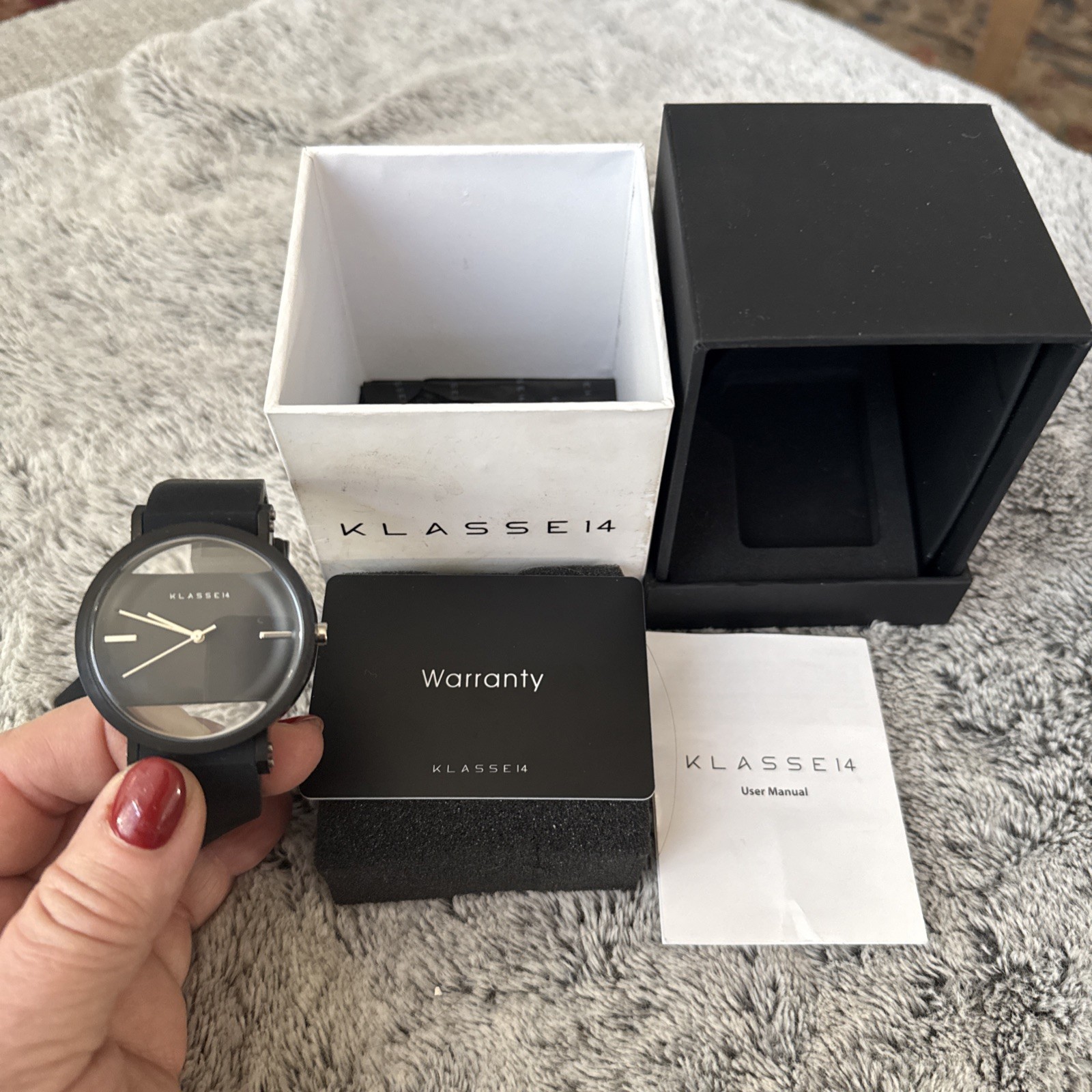 KLASSE14 IMPERFECT XJT Quartz Analog Watch Black Excellent 🌲