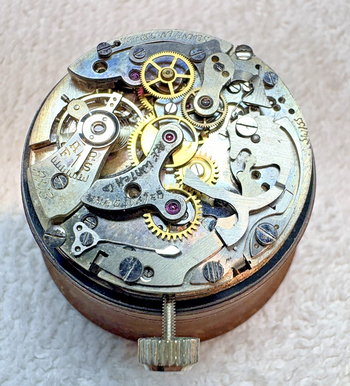 Vintage DOGMA Brand, “Brevet” Swiss Chronograph Watch Movement-COMPLETE!