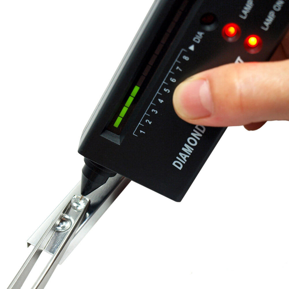 Jeweler diamond tool kit : Portable Diamond Tester – Loupe – Gemstone Tweezers