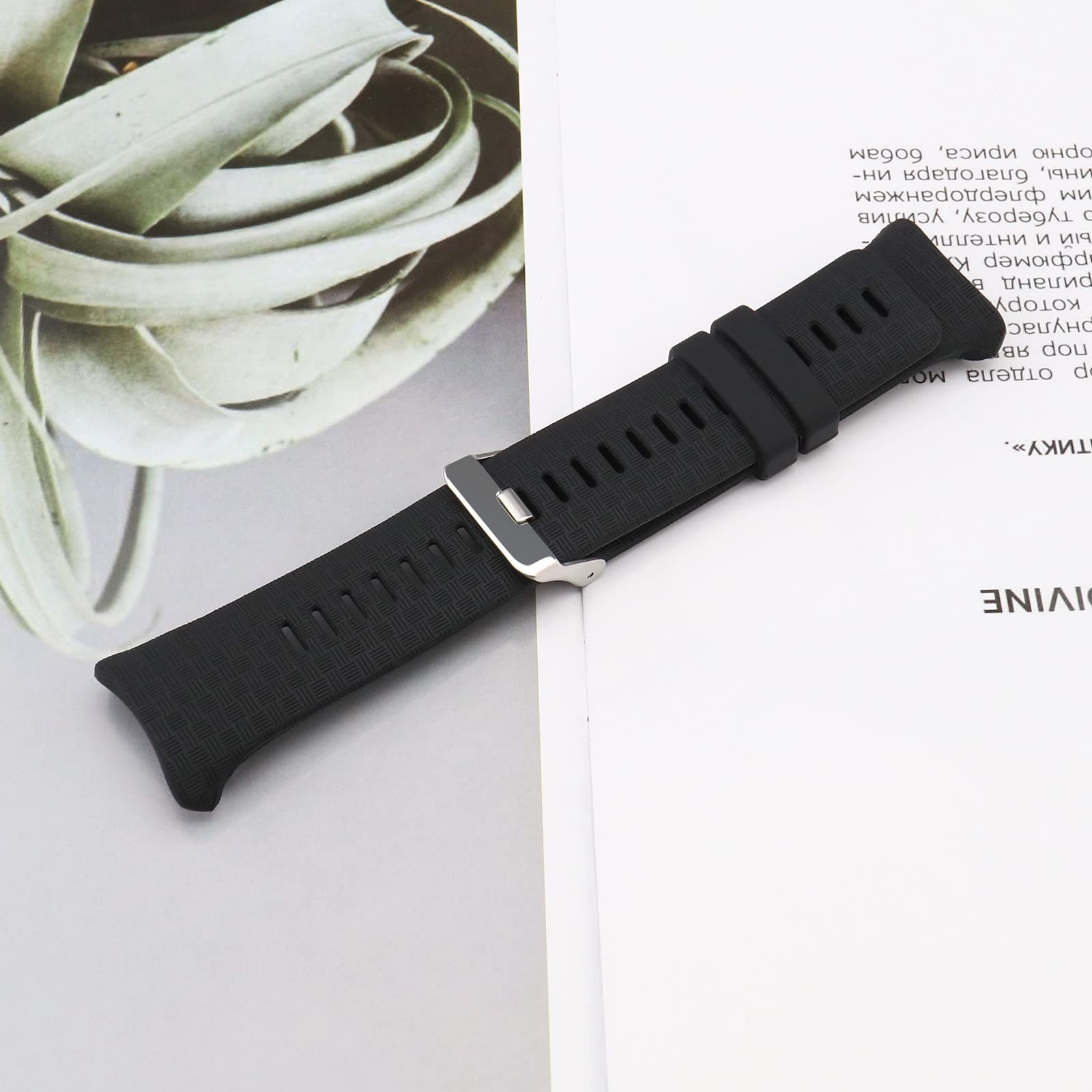 Adjustable Waterproof Silicone Watch Strap Replacement for Polar Vantage V – 170