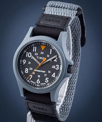 Brand New Timex Men’s Expedition Acadia Black Dial Fabric Watch TW4B29500