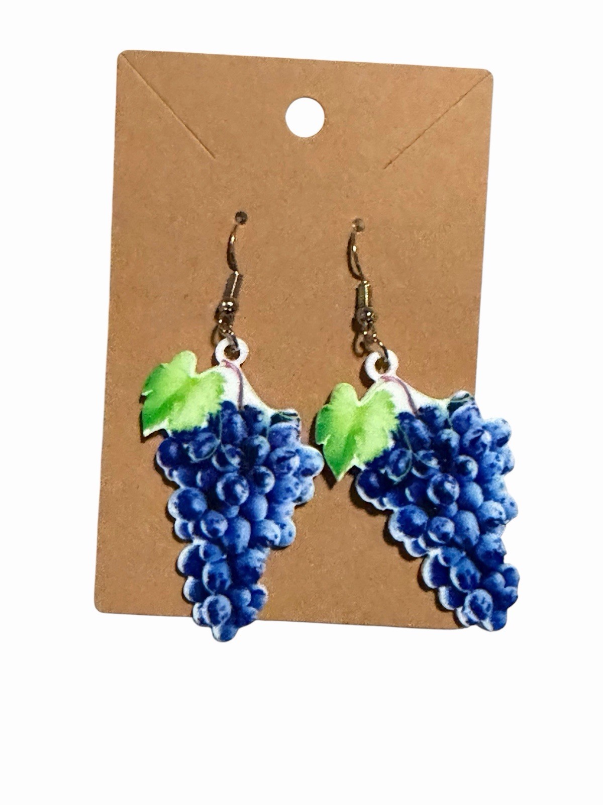 NEW Novelty Fashion EARRINGS grapes fruit food