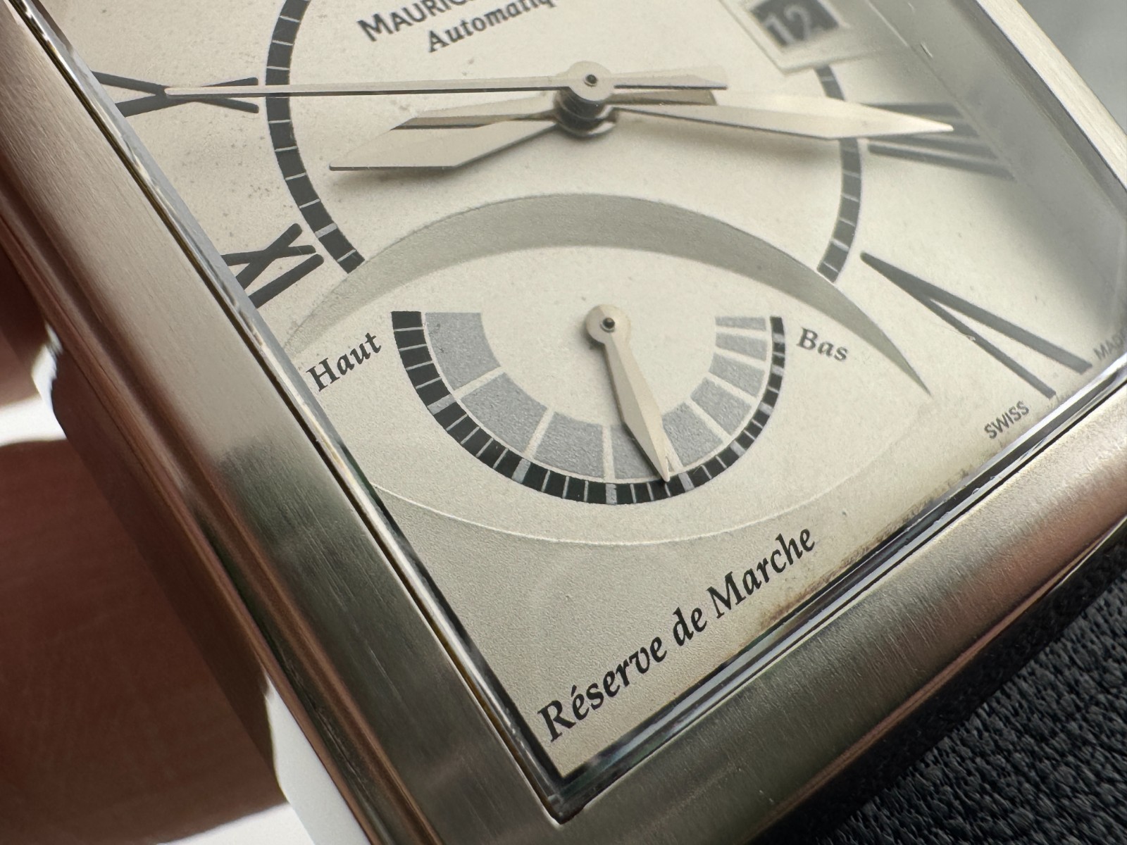 MAURICE LACROIX Pontos PT6167 Automatic Reserve de Marche White Dial – 36×43 mm