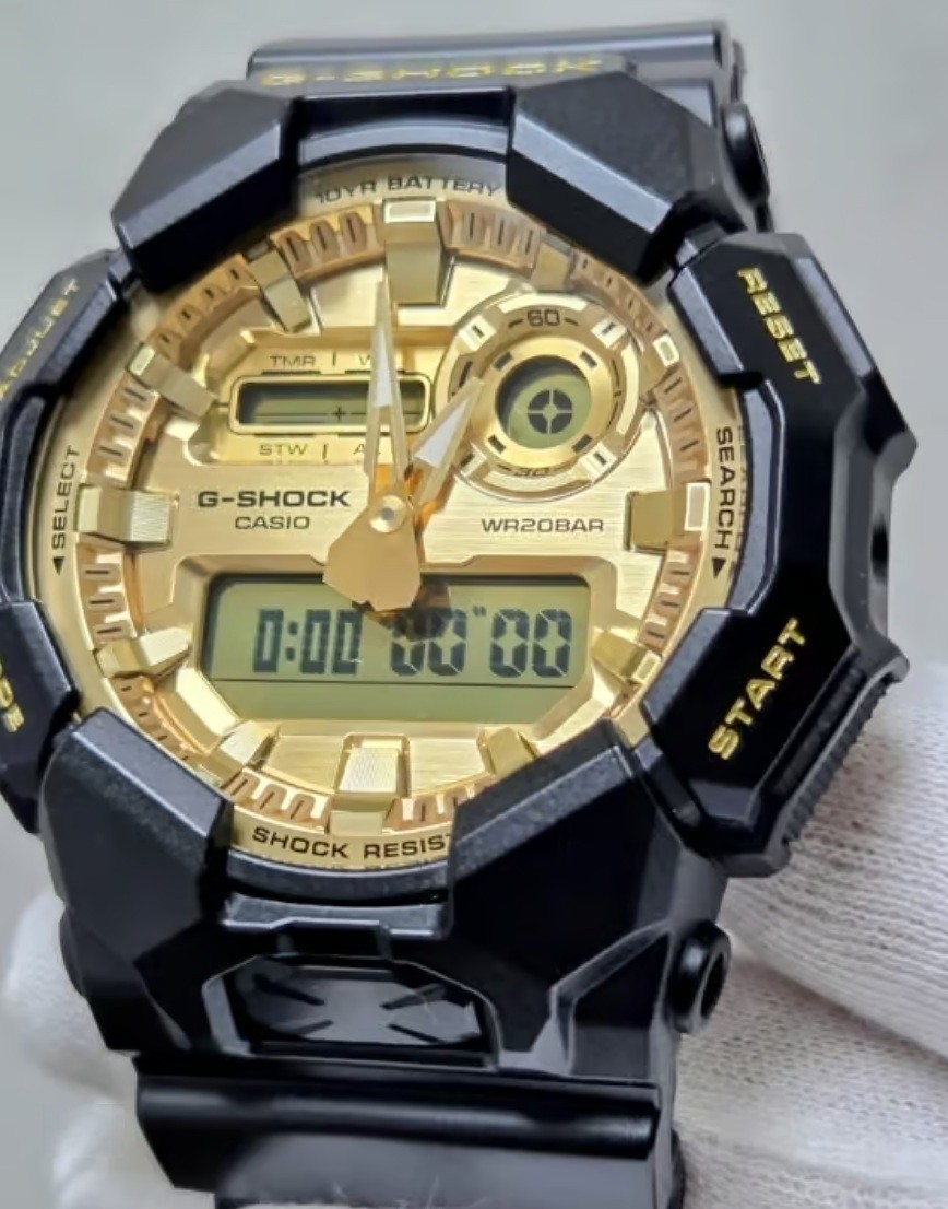 Casio G-Shock GA-010GGB-1A9 Black Gold Analog Digital Quartz Men’s Sport Watch