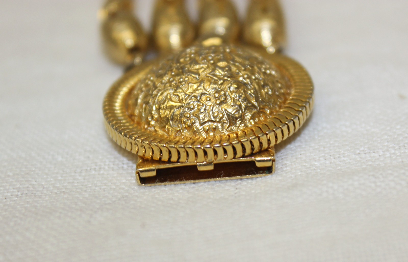 Vintage Hobe’ Multi-Strand Necklace Gold Tone Hobe 4 Strand