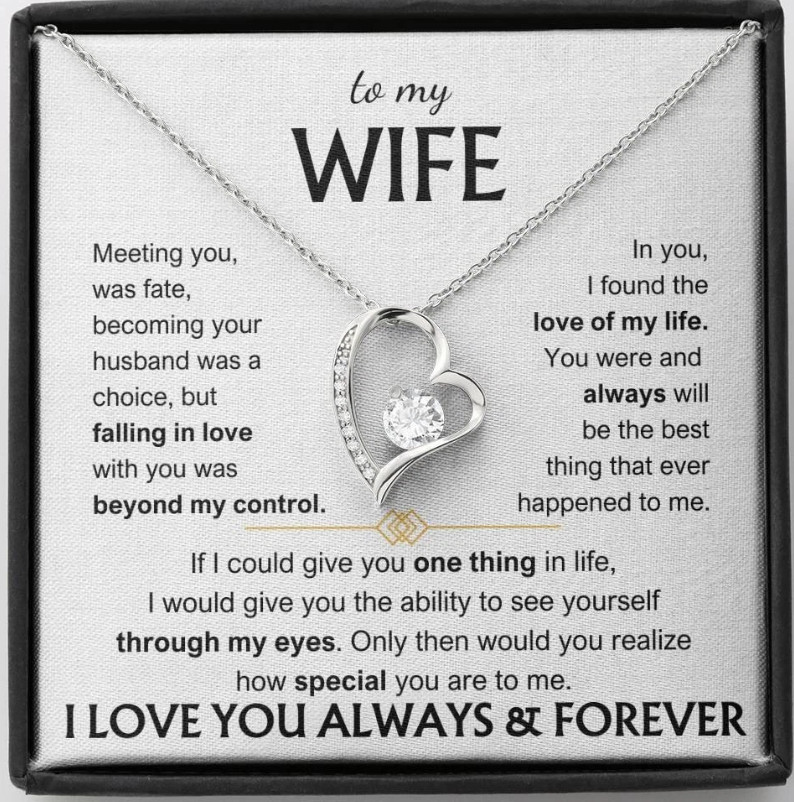 Jewelry To My Wife – The Best Thing That Ever Happened To Me, Forever Love Neckl
