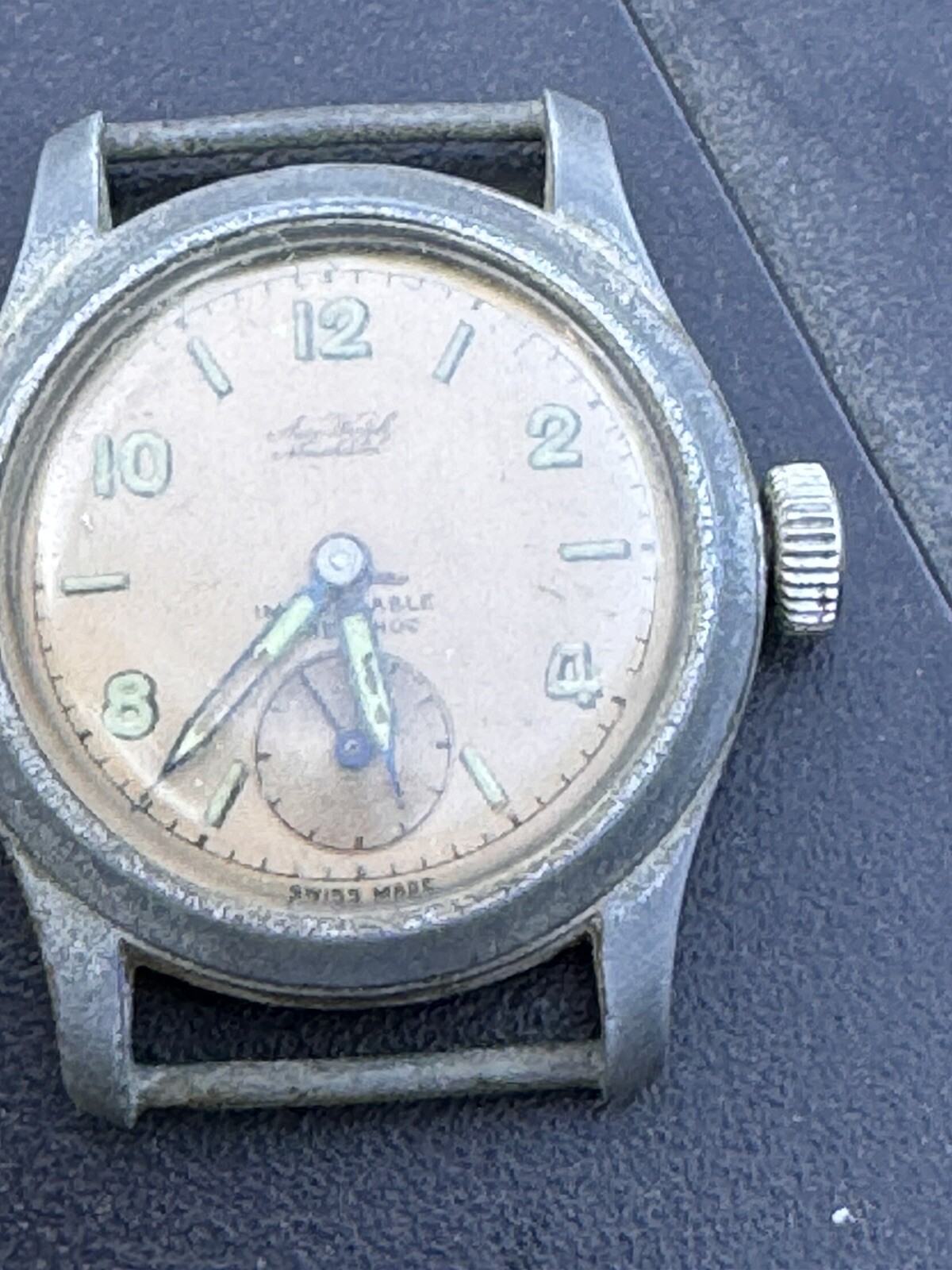 Vintage WATCH ACIER INOXYDABLE Swiss Made