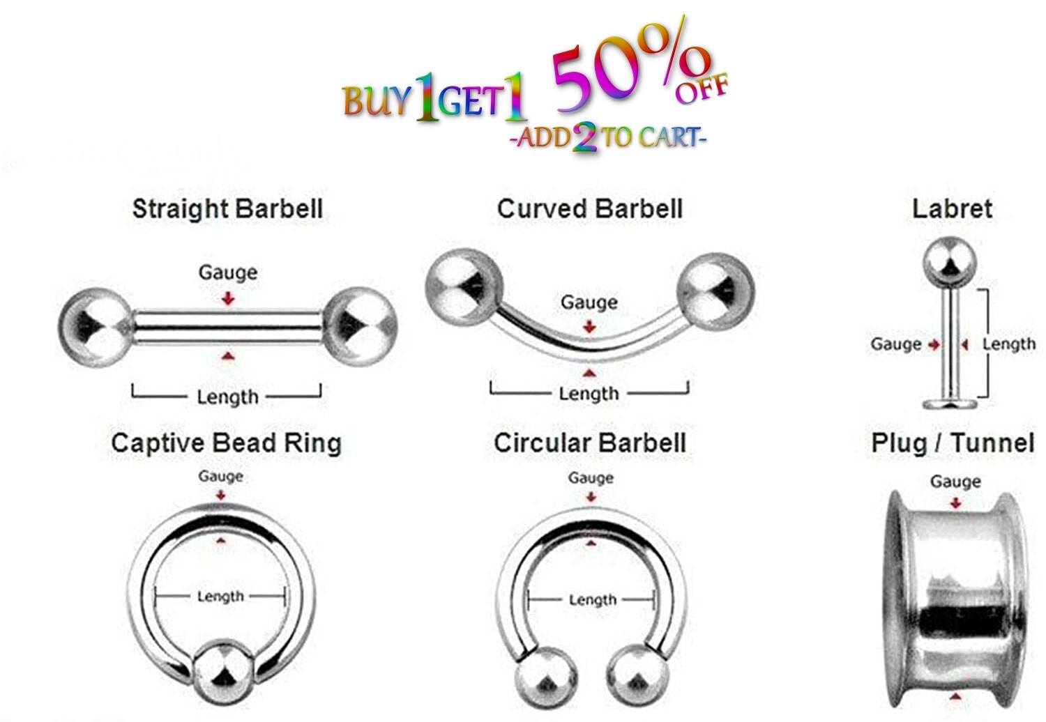 Pair 8g-40mm CLEAR GLOW SILICONE FLESH TUNNELS Double Flare Gauges Thin 2051