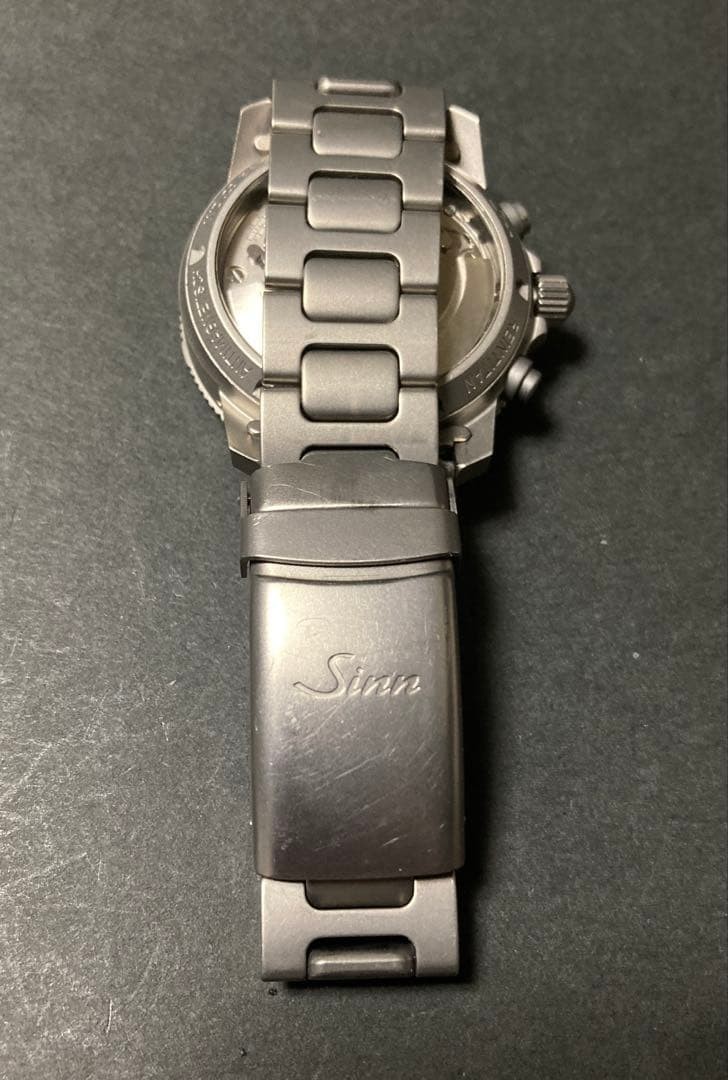 [Serviced] Sinn 103 Ti Ar on Bracelet Chronograph Automatic Val. 7750 Titanium