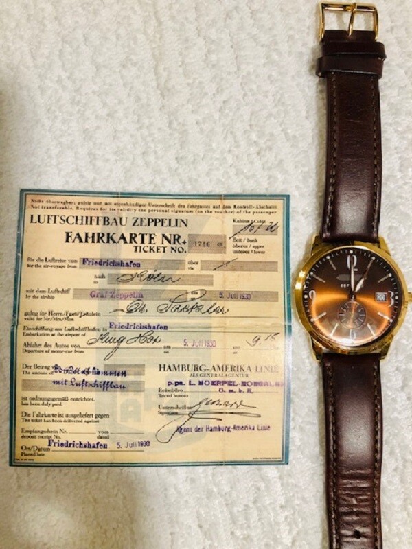 Graf Zeppelin Flatline Men’s Dress Watch that is Just 7mm Thin!