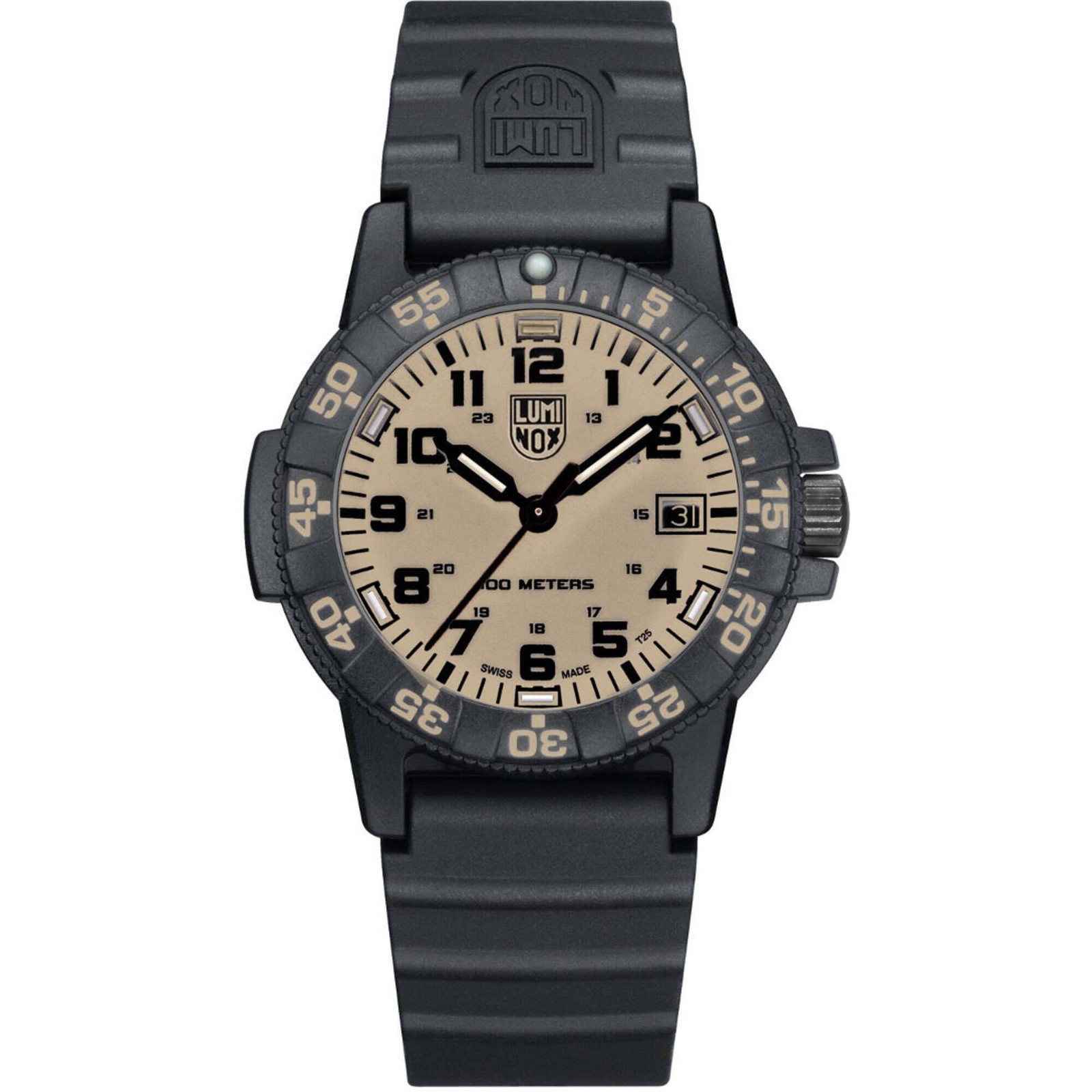 Luminox Men’s Watch Sea Turtle Sand Dial Black Rubber Strap XS.0321.BO.BC