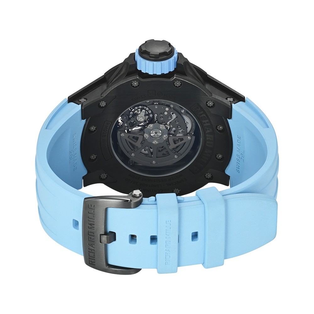 Richard Mille RM 028 Watch 47MM Skeleton Arabic Numerals Dial Titanium