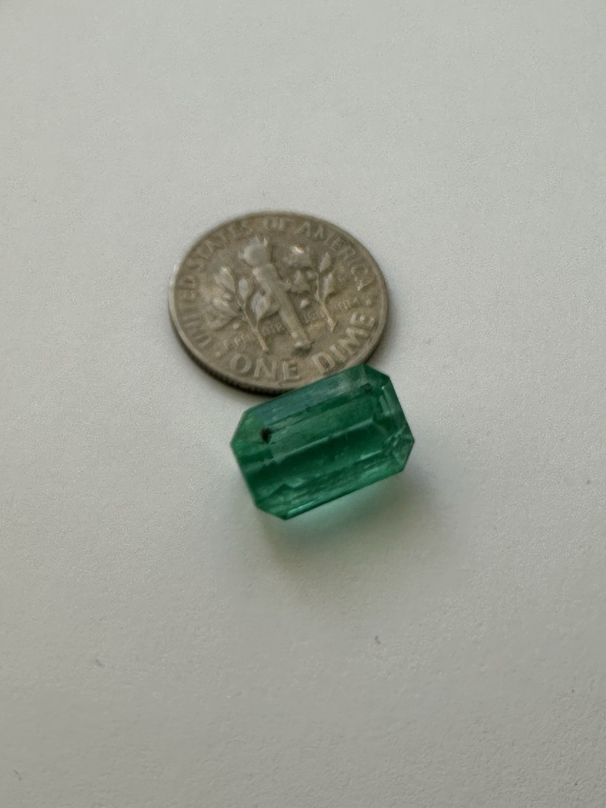 Natural Panjshir Emerald Green Transparent Gemstone 6.65 ct Loose