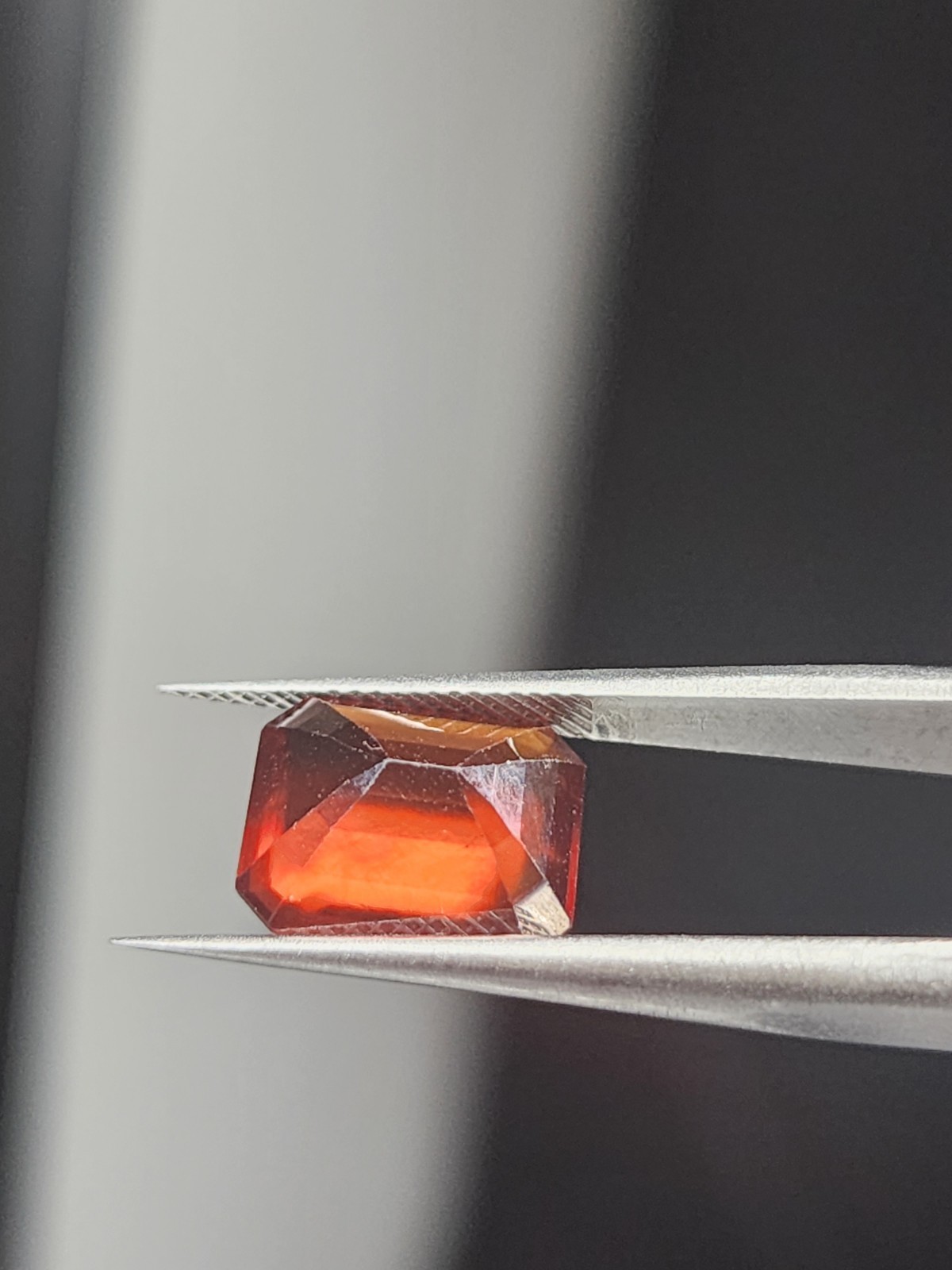 Natural Red Garnet 3.75 ct Octagon Emerald Cut 10.16 x 8.15 x 4.94 mm Loose Gem