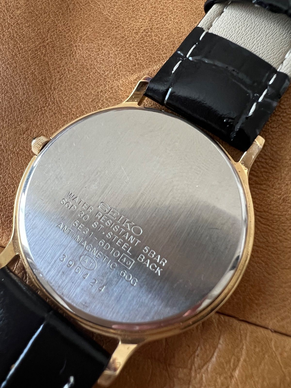 Seiko Spirit Men’s Watch Quartz 5E31 6D10 Working