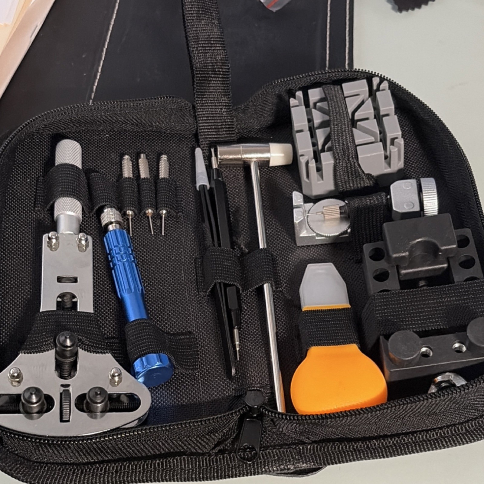 Eventronic Watch Repair Kit with Tools, Pins, Screwdrivers, Band Removers, Case