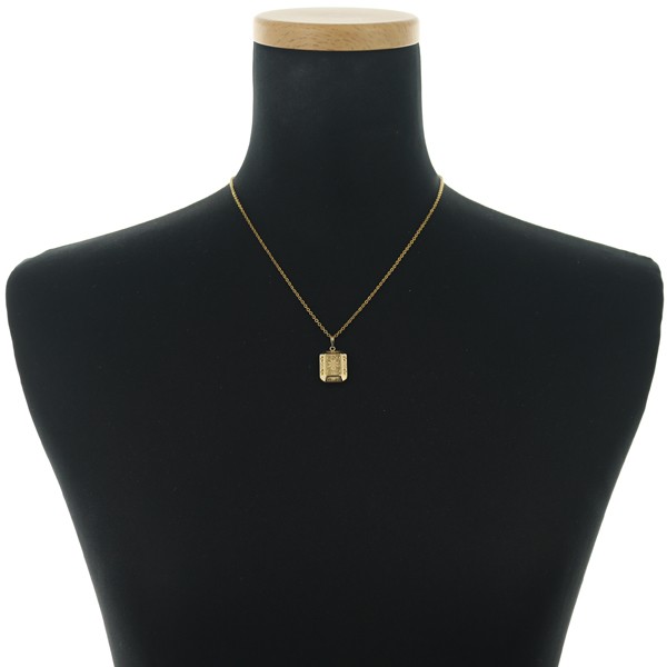 Flower Openwork Pendant 18K 750 Yellow Gold