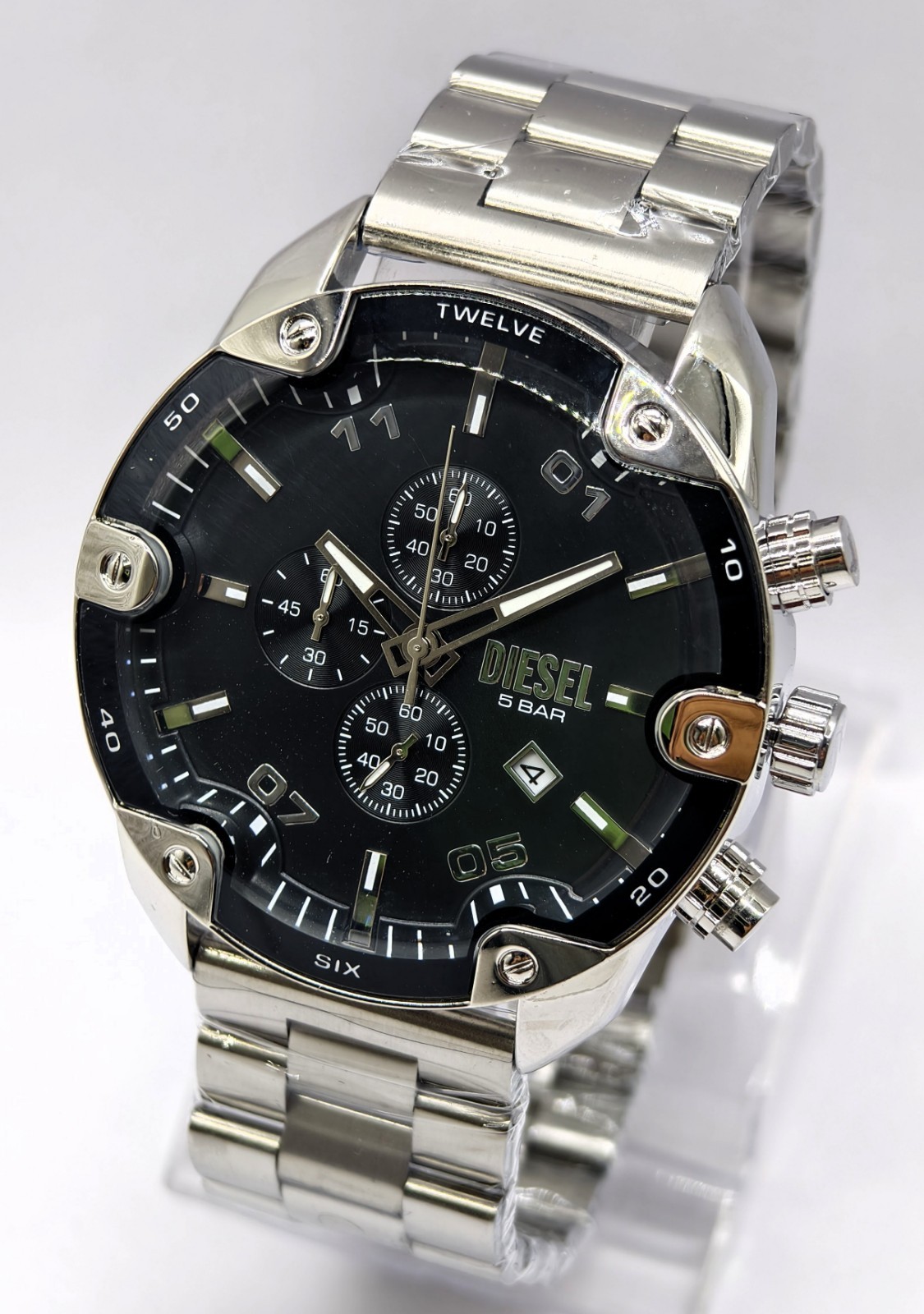 Good Diesel Spiker ”ONLY THE BRAVE” Chronograph Quartz Men’s Wrist Watch