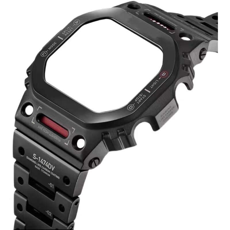 Virtual Armor Mod Kit Strap & Case Replacement for Casio G-SHOCK DW5600 GWM5610