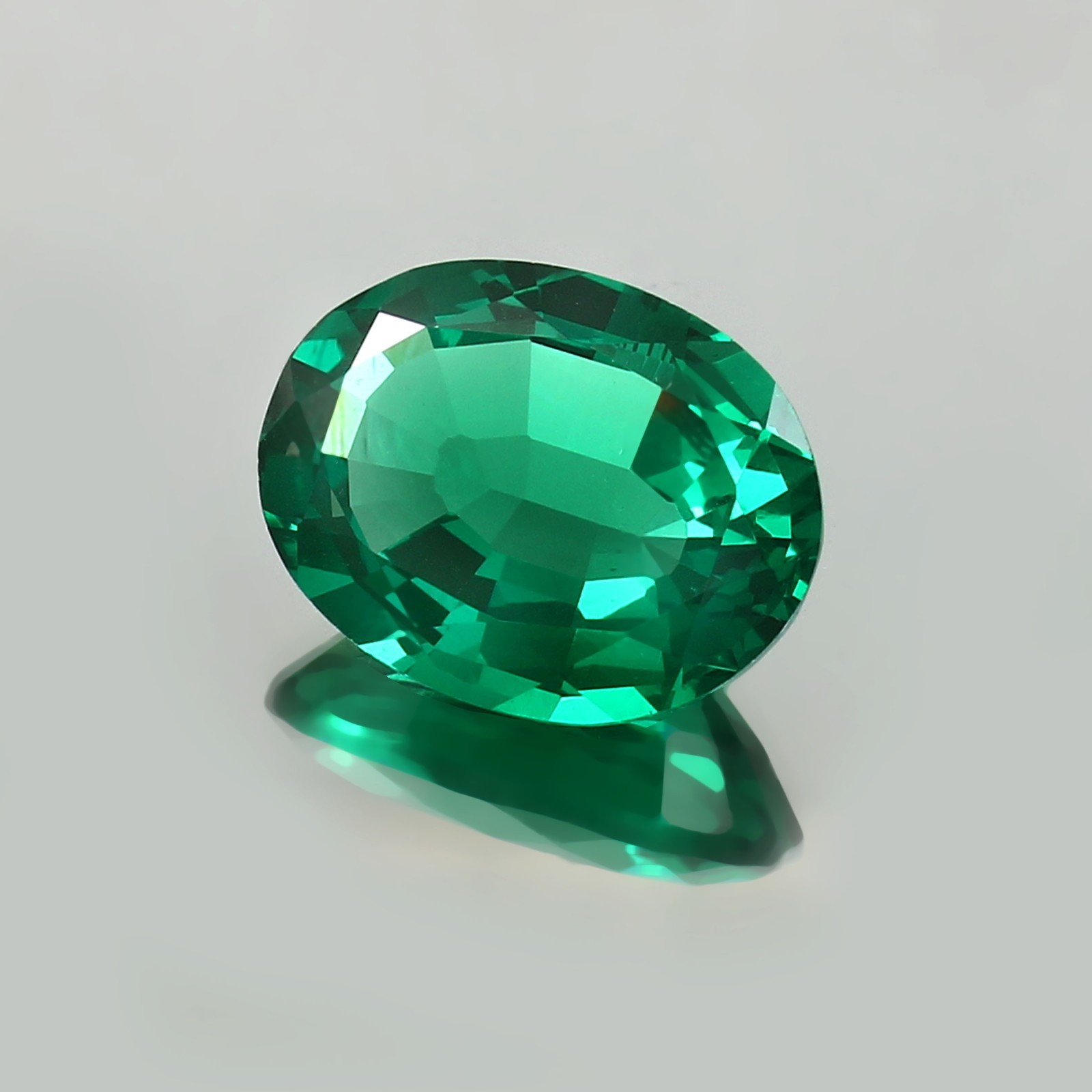 Lab Grown Nanocrystal Oval Emerald Cut Gemstone (3×4-20x25mm) ,1pcs
