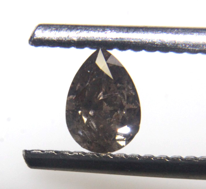 0.50Cts Pear Shape Champagne color Solitaire Diamond 5.97×4.30×2.74MM