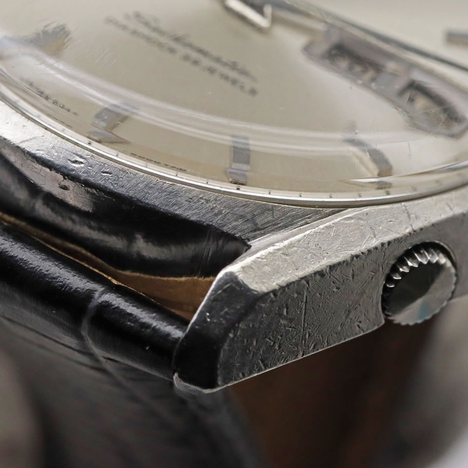 SEIKO SEIKOMATIC CHRONOMETER 6246-9000 1966 Vintage 36.5mm SS Silver Auto Men’s