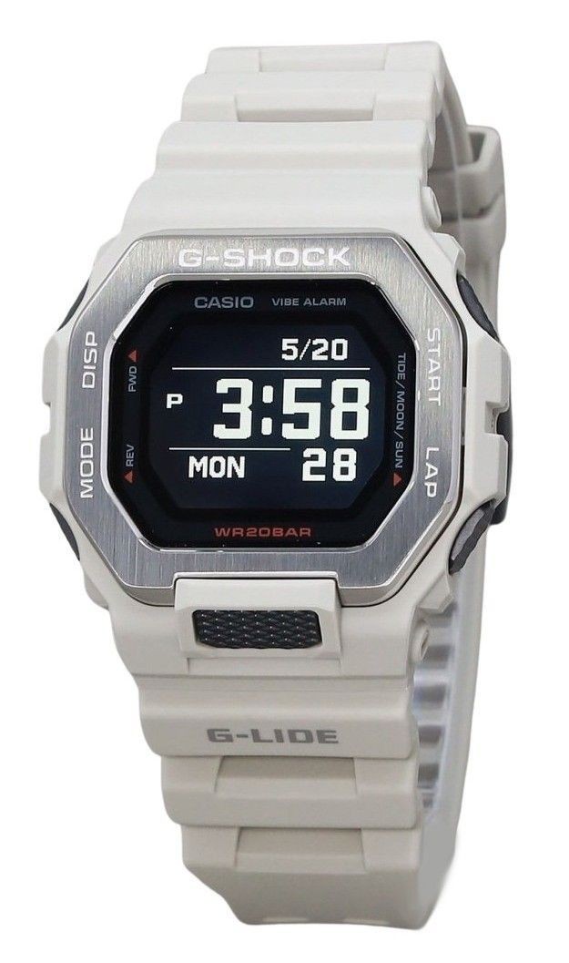 Casio G-SHOCK G-Lide Digital Smartphone Link Moon Data GBX-100-8 200M Mens Watch