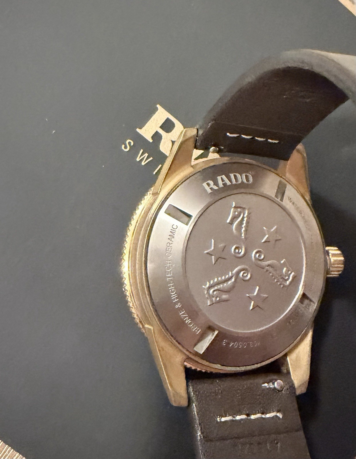 Rado Captain Cook Men’s Automatic Watch Dark Brown Dial – 42mm – Bronze