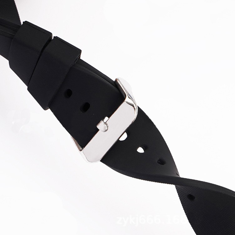 10 12 14 16 18 19 20 21 22 24mm Soft Silicone Watch Band Watch Strap Replacement