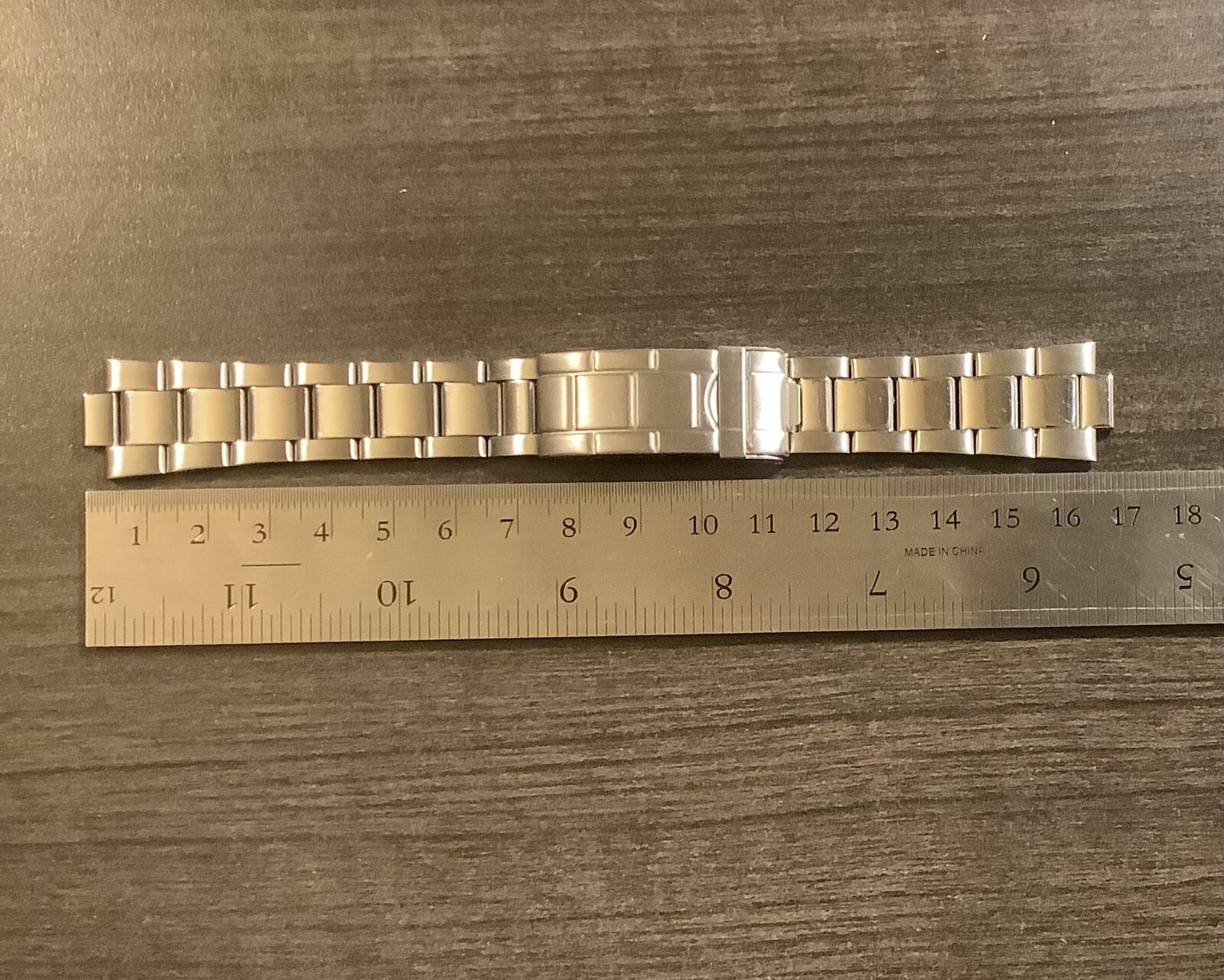 Speidel Stainless Dive Watchband Flip Lock Clasp Heavy Folded Link No End Pieces