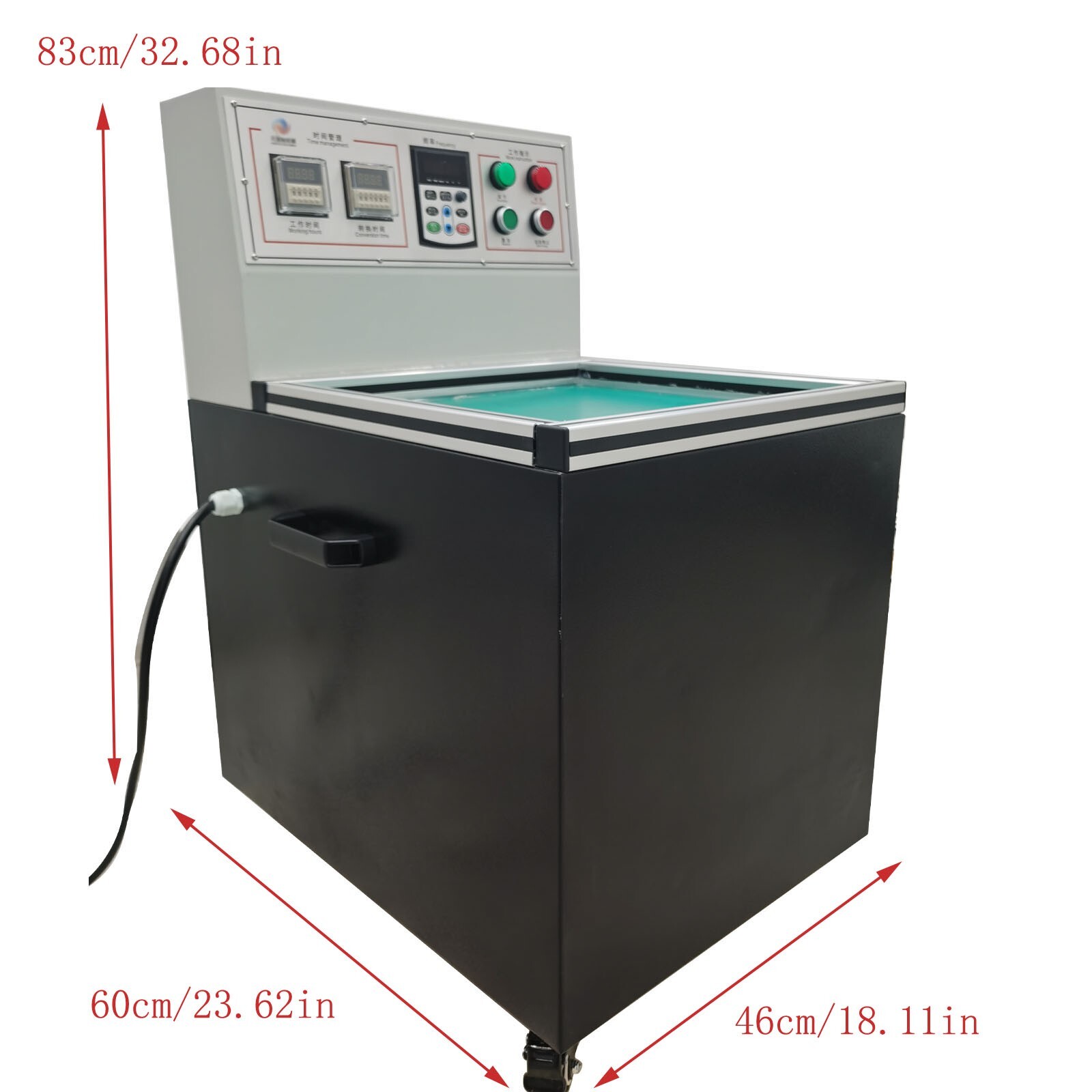 Magnetic Polishing Grinding Machine 220V Polishing Deburring Machine 6KGCapacity