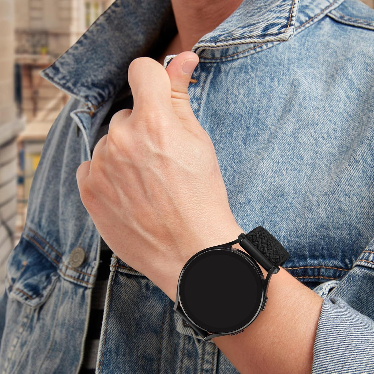 Magnetic Braided Strap for Amazfit Bip 6 / Bip 5 Watch Band, Amazfit GTR 4 Bands