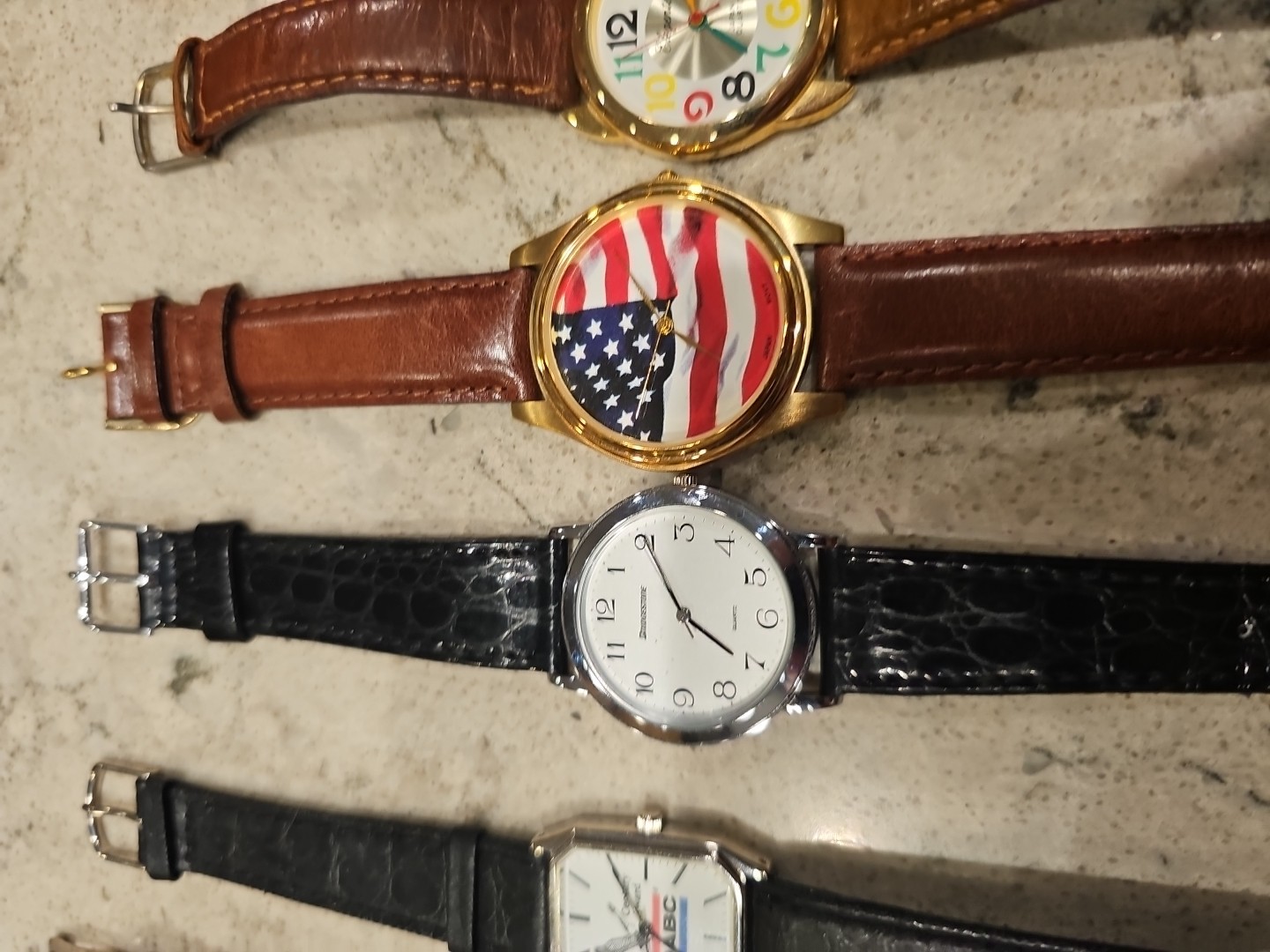 Unisex Lot (10) Watches In Working Condition Timex Invicta Bridgestone Tecno