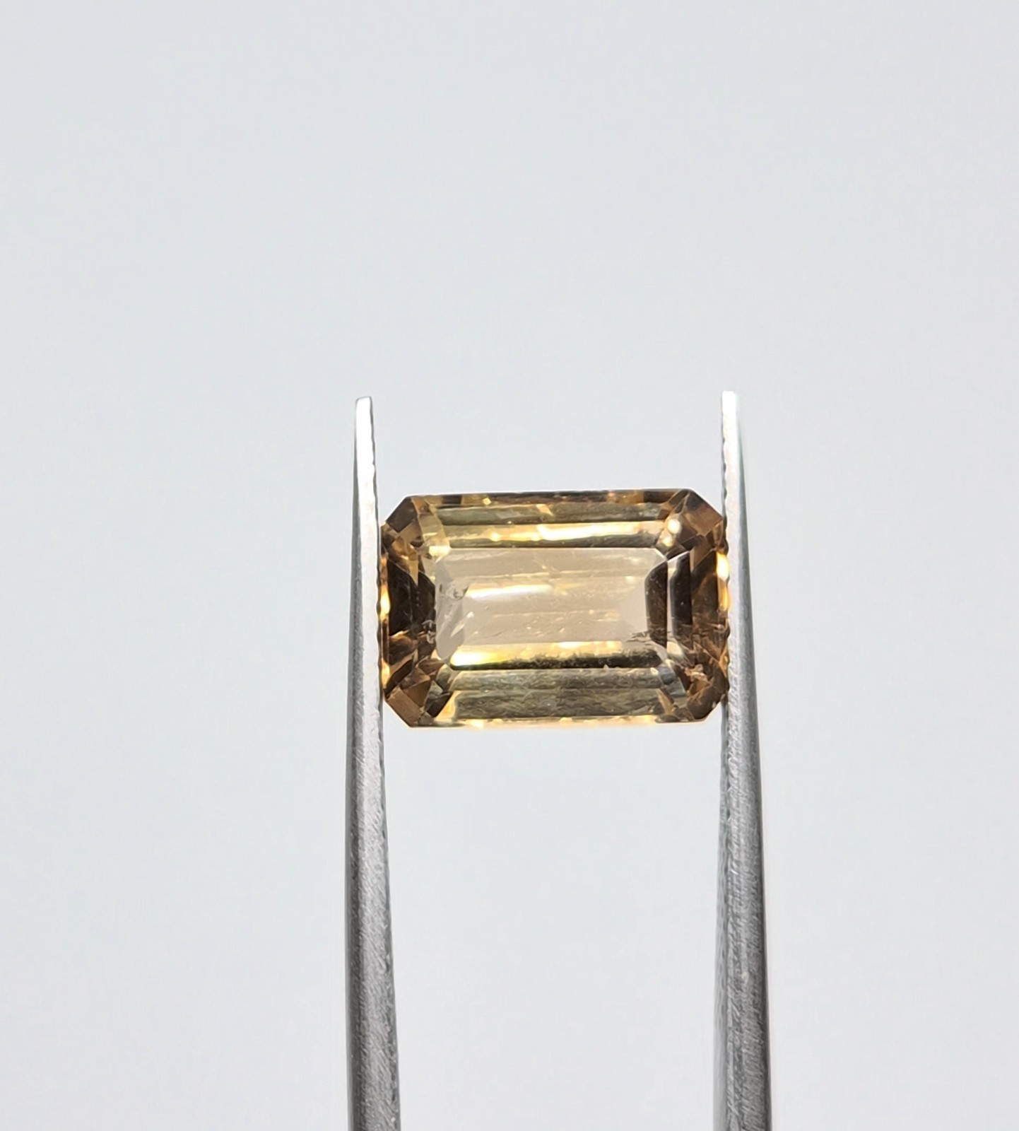 5.35ct Natural Imperial Topaz Loose Gemstone Emerald Cut For Making Jewellery