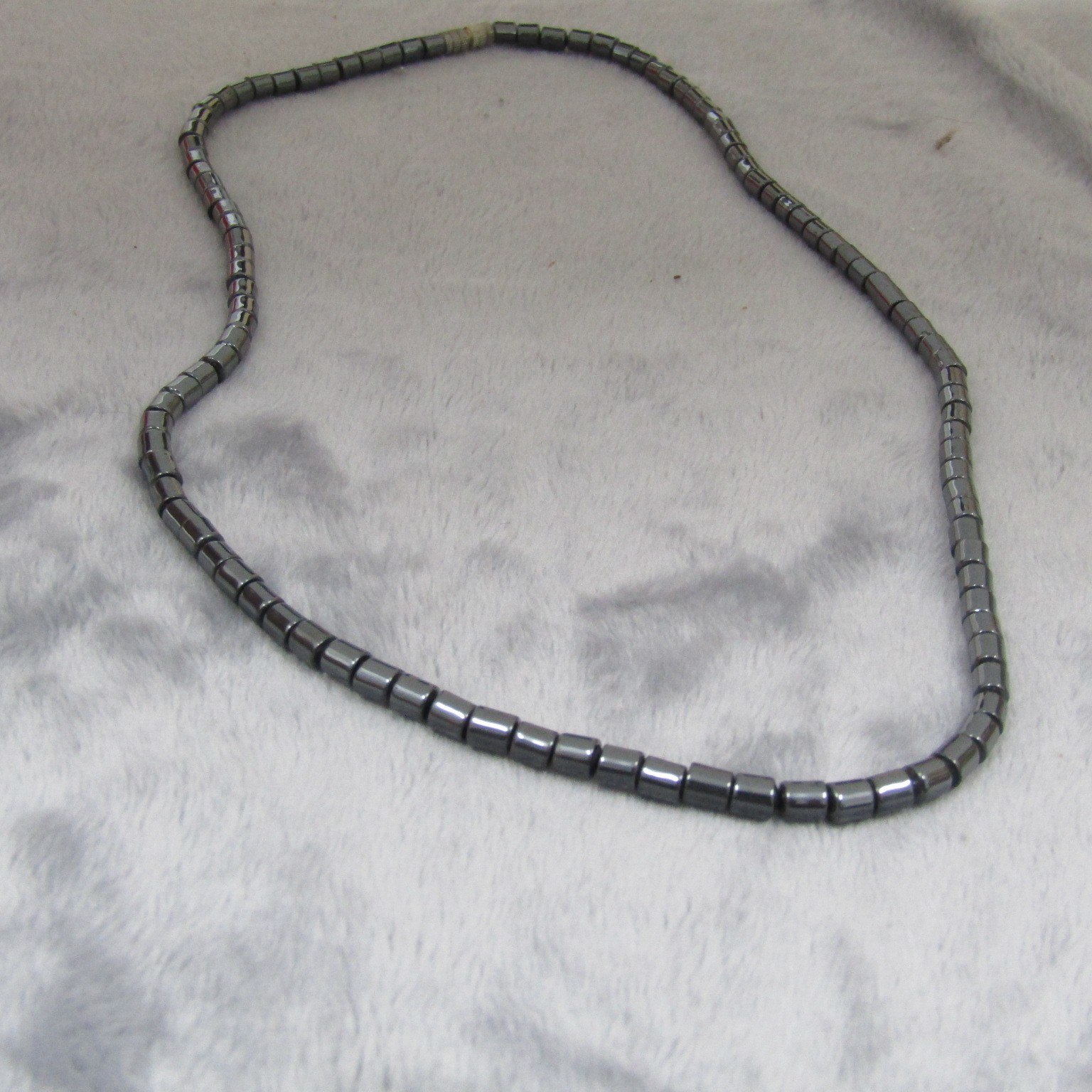 Men’s Teens Jewelry Black Hematite Dashing Casual Chic 18.5 in Long