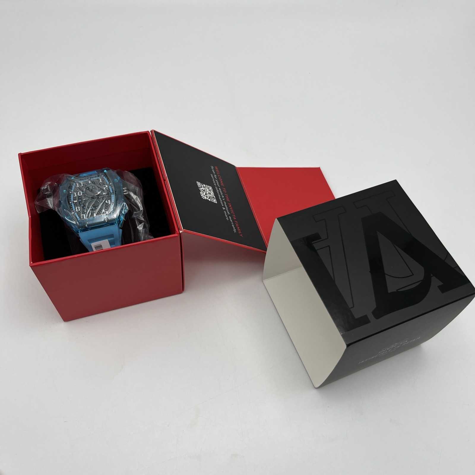 Invicta Racing Model 48716 Men’s 48.5MM Blue Quartz Watch – Silicone Band BNIB